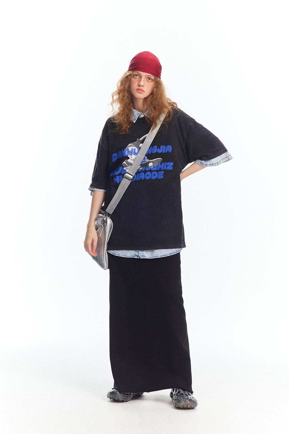 Retro Distressed T-shirt Summer Women MuddyStock