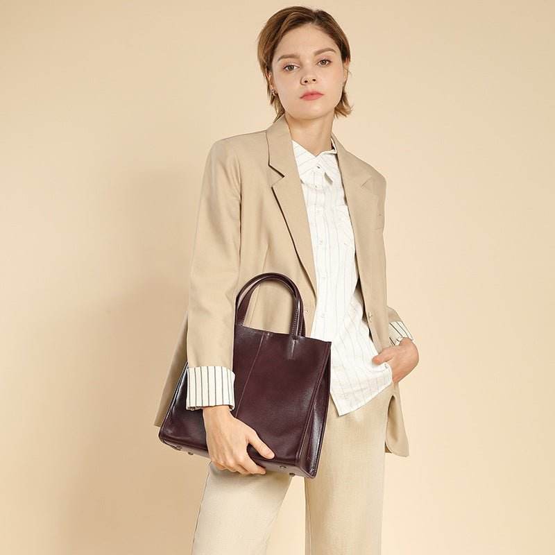 Retro Satchel Large Capacity Women's Tote MuddyStock