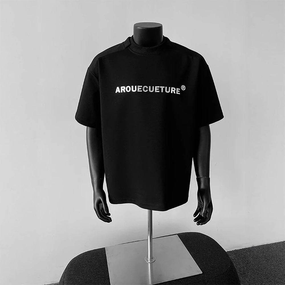 Shoulder Short Sleeve Men Clothing Black MuddyStock