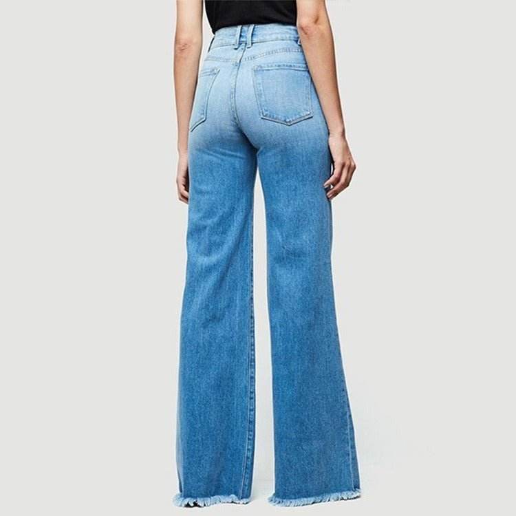Streetwear Stretch Casual Full Length Loose Wide Leg Jeans | MuddyStock Originals MuddyStock