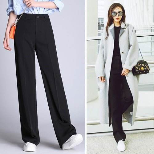 Wide-leg Casual Straight-leg Suit Trousers MuddyStock