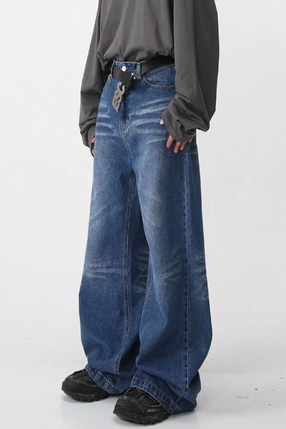 Wide Leg Jeans with Pockets | MuddyStock Originals MuddyStock
