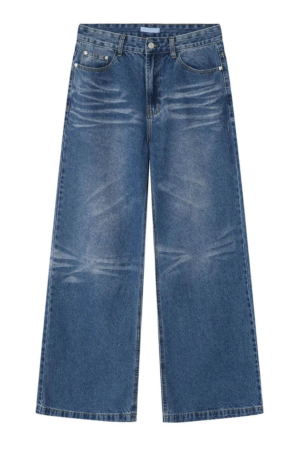 Wide Leg Jeans with Pockets | MuddyStock Originals Blue MuddyStock