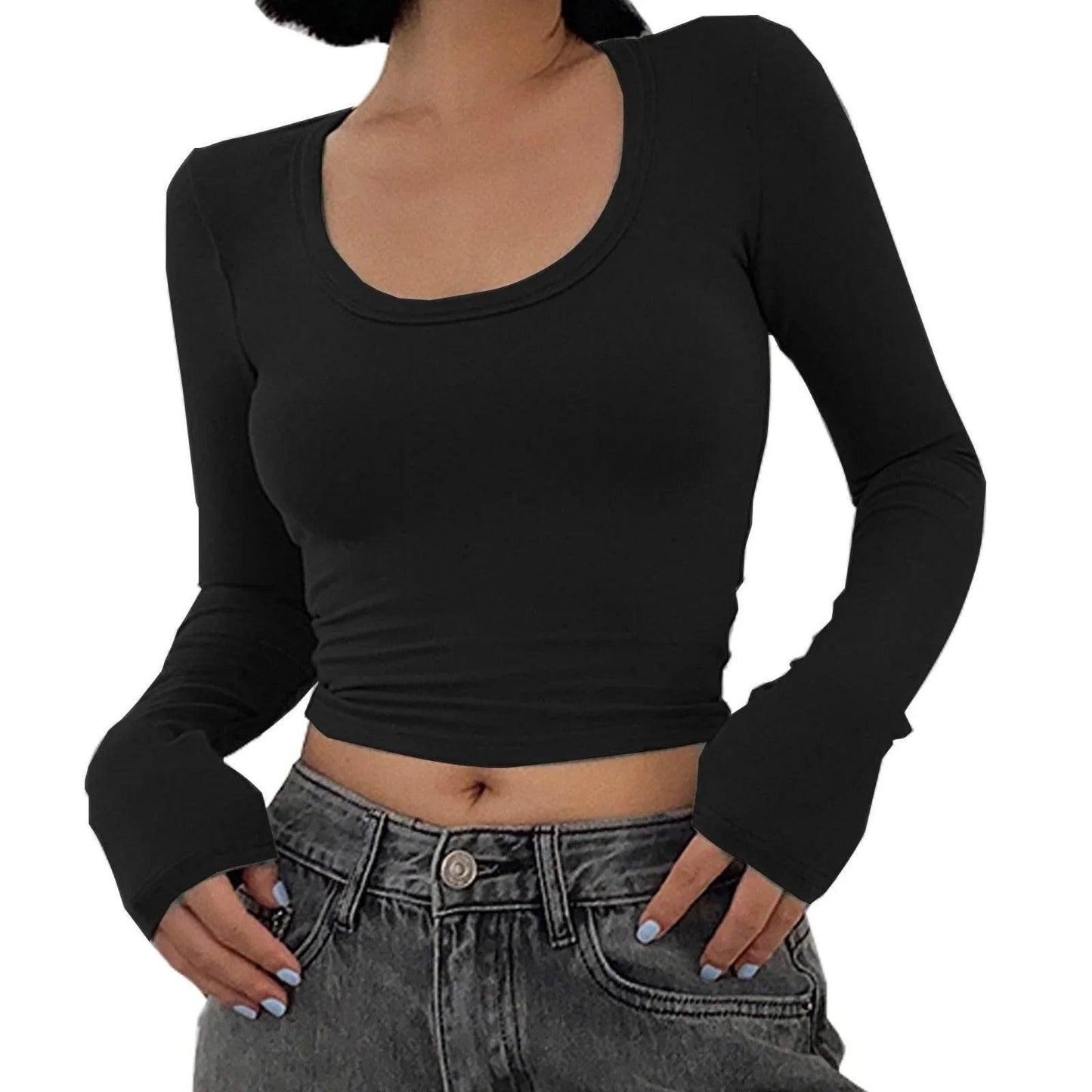 Women's Short Round Neck T-Shirt Fashion Casual Top | MuddyStock Originals