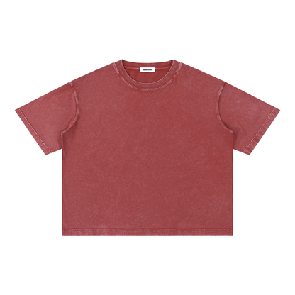 Mineral Wash Boxy Cotton T-Shirt For Men | MuddyStock Originals
