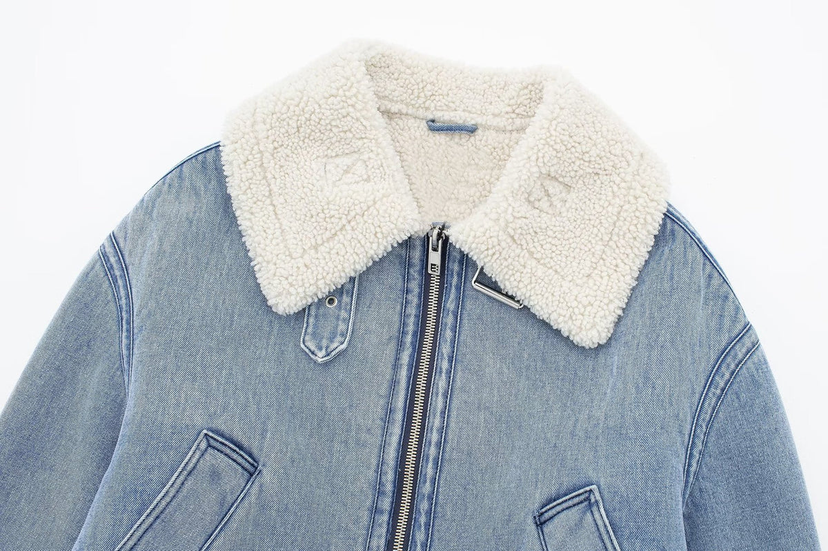Women's Fashion Fleece Motorcycle Jacket Coat All Products