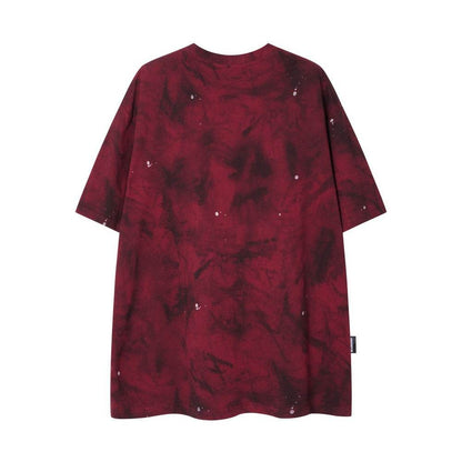 Batik Old Dirty Short-sleeved T-shirt For Men MuddyStock