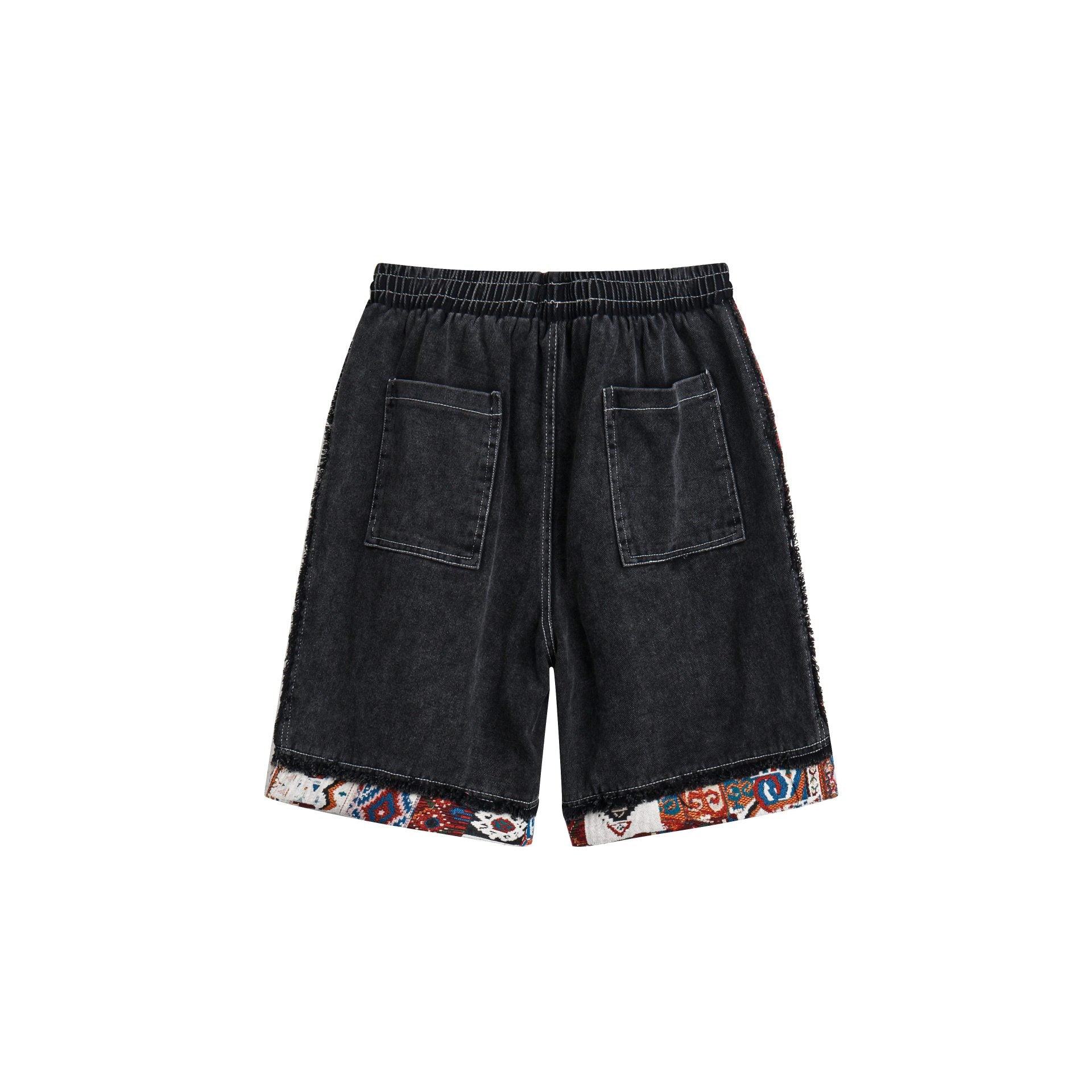Ethnic Style Color-Block Shorts For Women | MuddyStock Originals