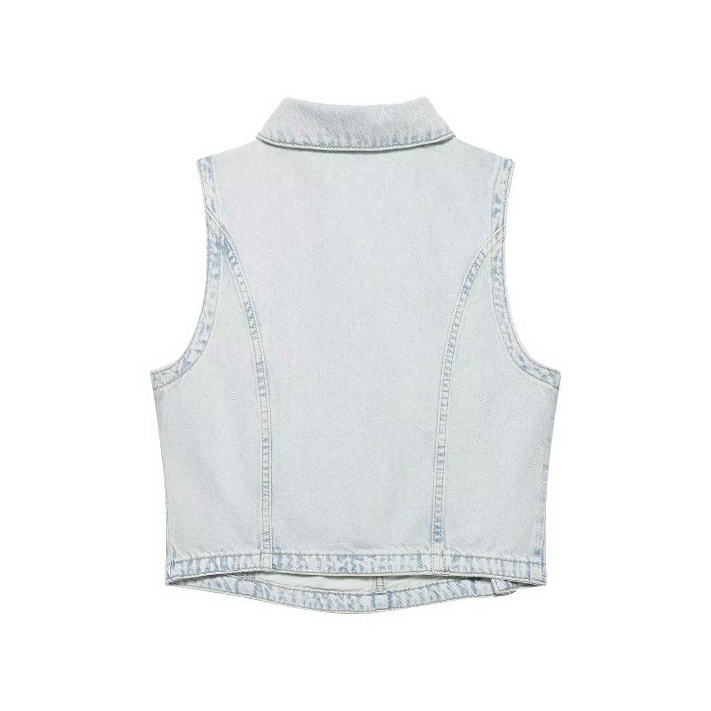 Street denim vest+jeans set for women | MuddyStock Originals