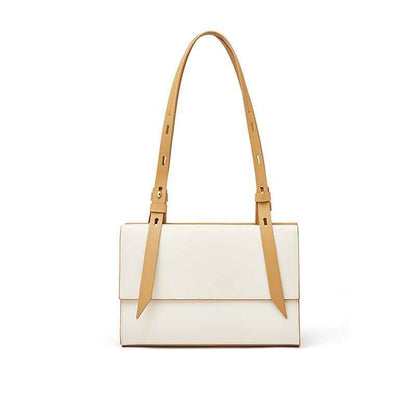 Versatile Niche Women's Tote Bag Beige + khaki eprolo