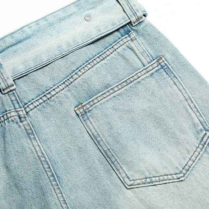 Washed cat whiskers seven quarter shorts for women | MuddyStock Originals