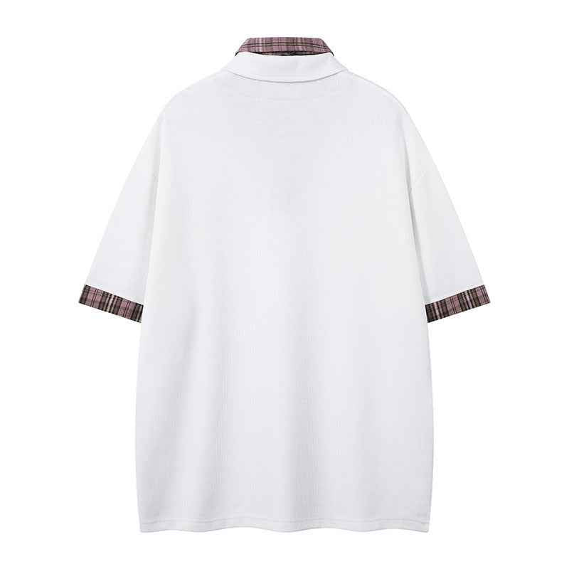 Loose Turn-Down Collar Short Sleeve T-Shirt for Men and Women | MuddyStock Originals MuddyStock