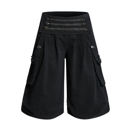 Large pocket workwear shorts