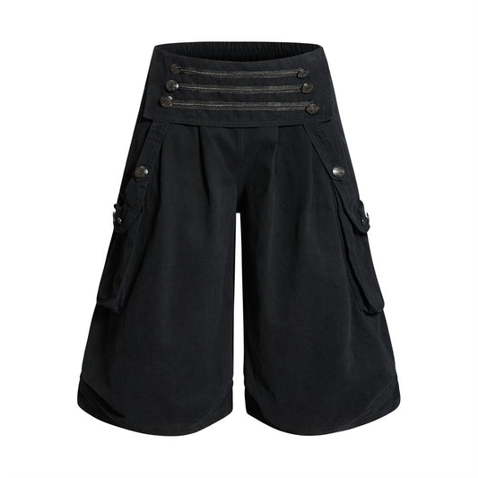 Large pocket workwear shorts