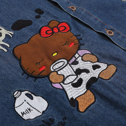 Cartoon Bear Design Short Sleeve Shirt For Women | MuddyStock Originals eprolo