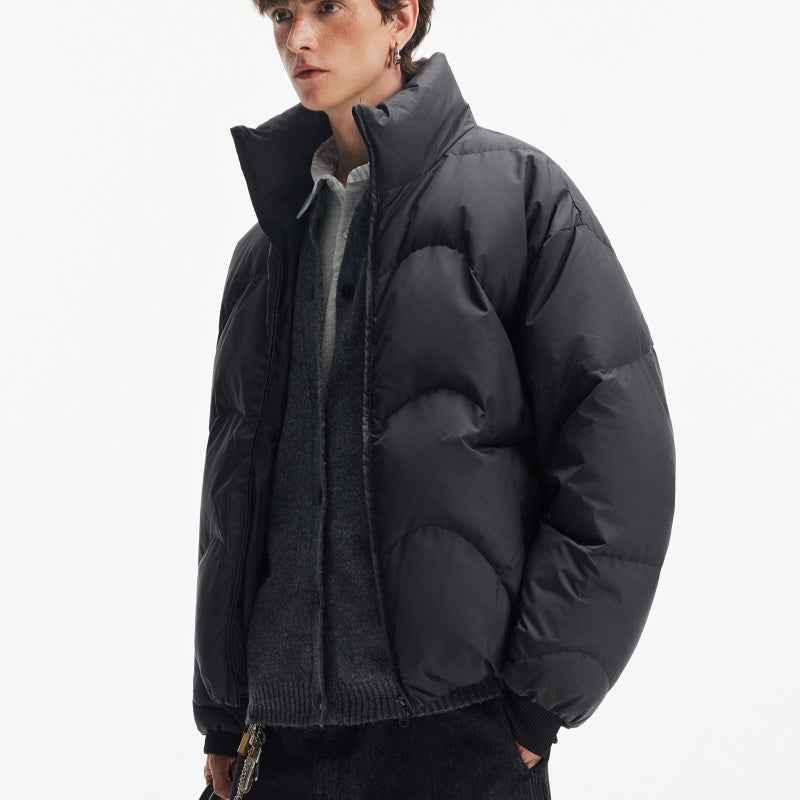 Stand Collar High Fill Down Jacket For Men null