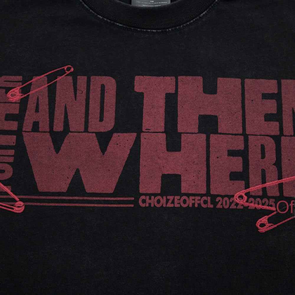 Letter Print Washed Short Sleeve T-Shirt For Men | MuddyStock Originals MuddyStock