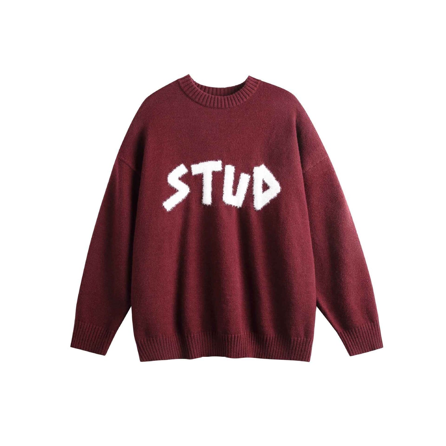 Loose Crewneck Long Sleeve Knit Sweater For Men And Women | MuddyStock Originals MuddyStock