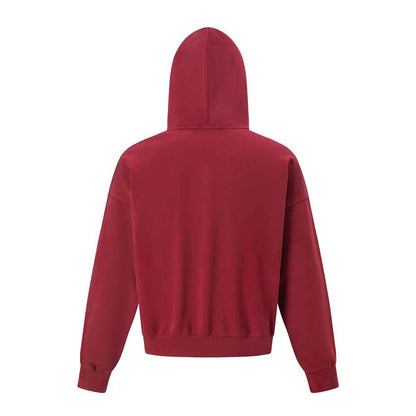 Five pointed star printed loose hoodie for men | MuddyStock Originals