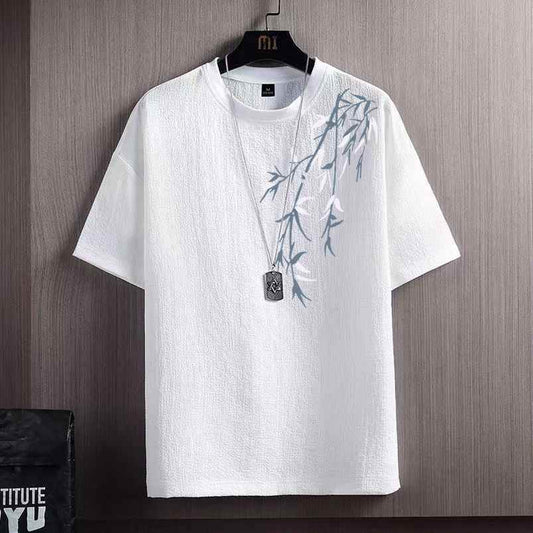Ice Silk Short Sleeve T-shirt Men MuddyStock