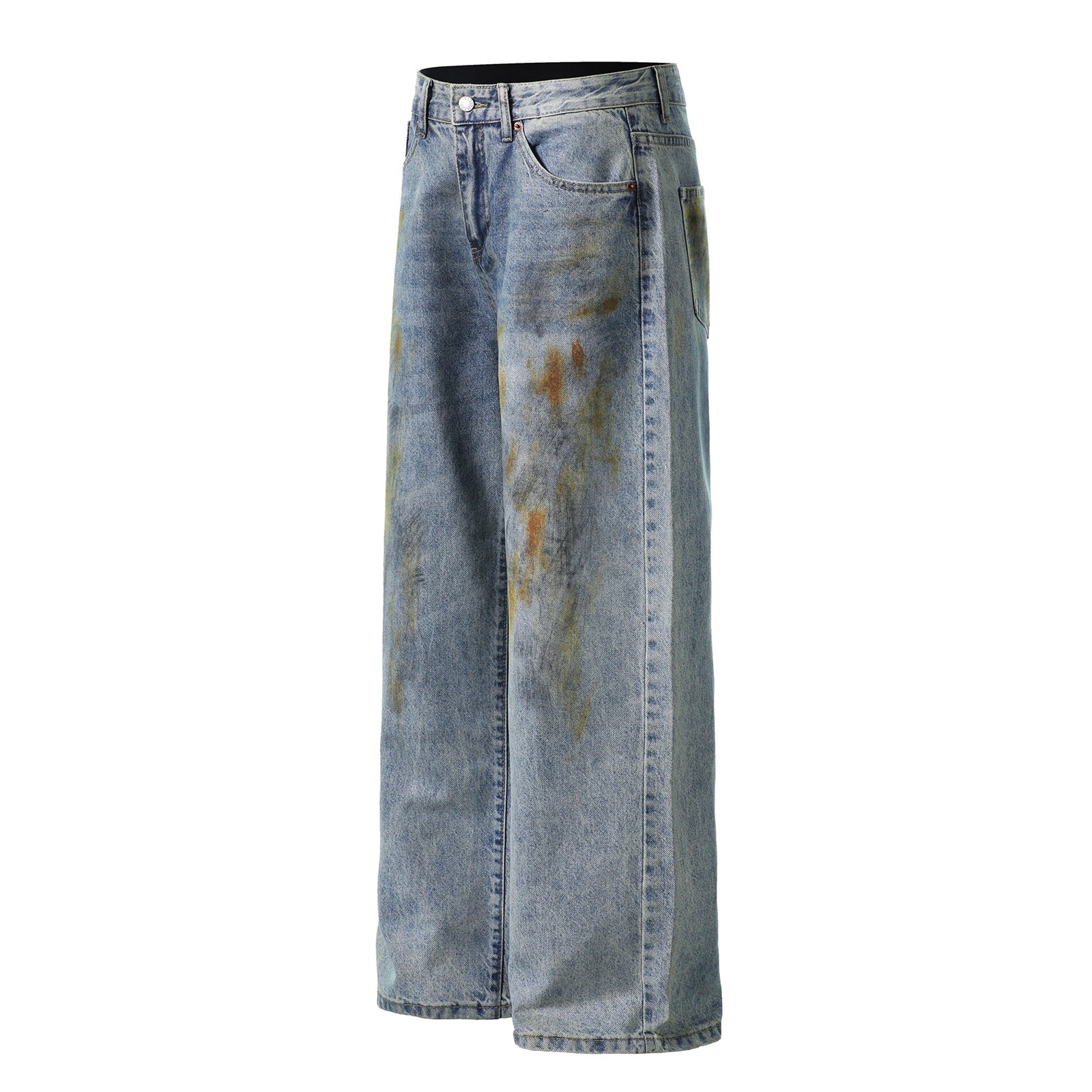 Streetwear Washed Distressed Denim Jeans For Men And Women | MuddyStock Originals MuddyStock