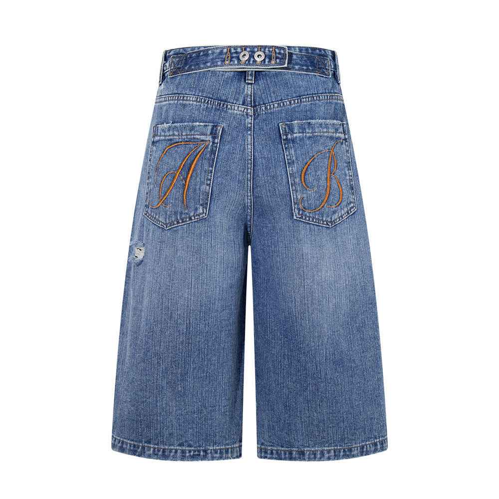 Ripped denim shorts for women | MuddyStock Originals