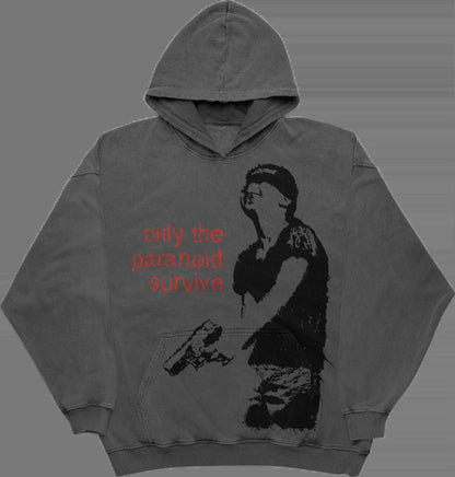 Letter Print Hoodie Loose Sweater All Products
