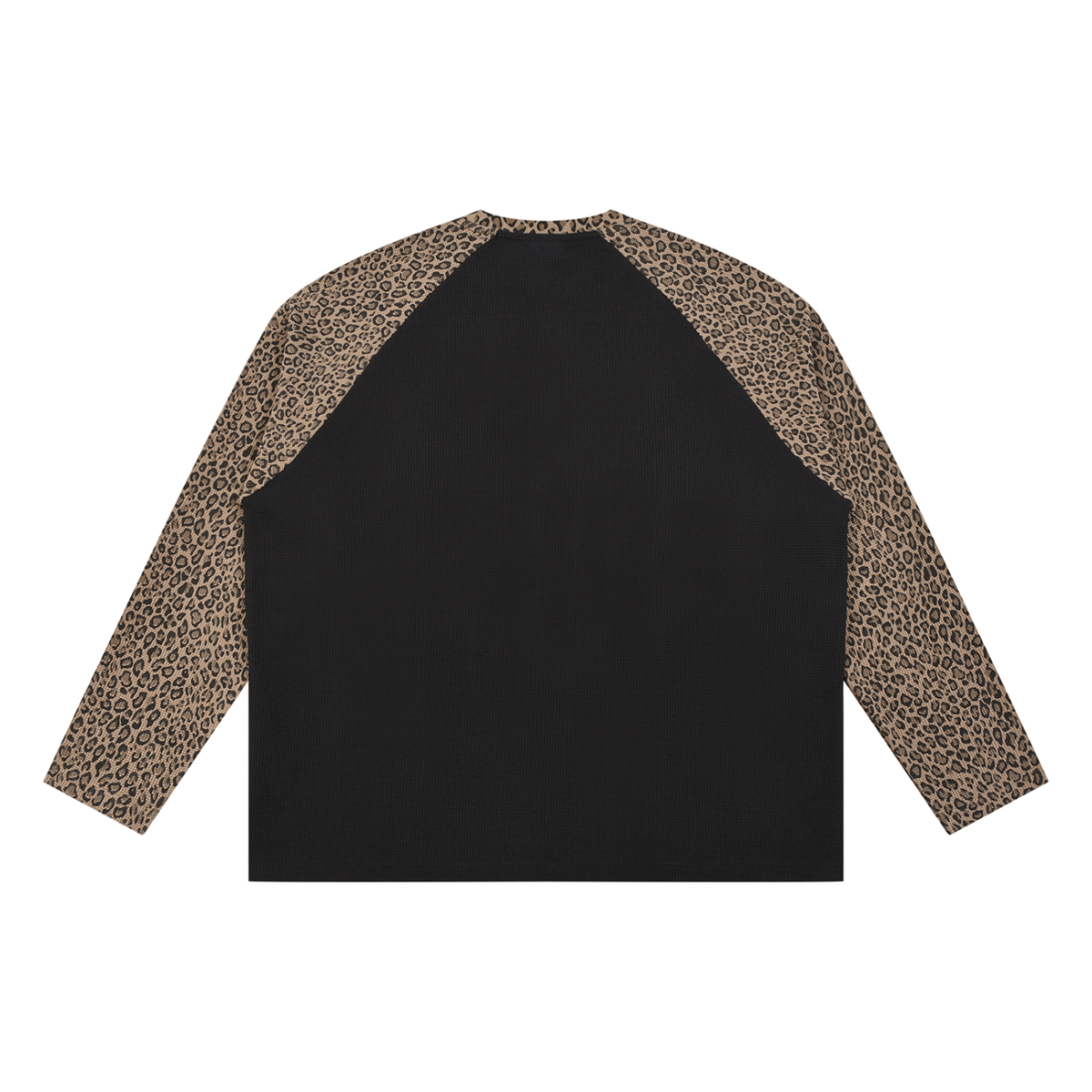 Unisex Leopard Panel Waffle T-Shirt | MuddyStock Originals