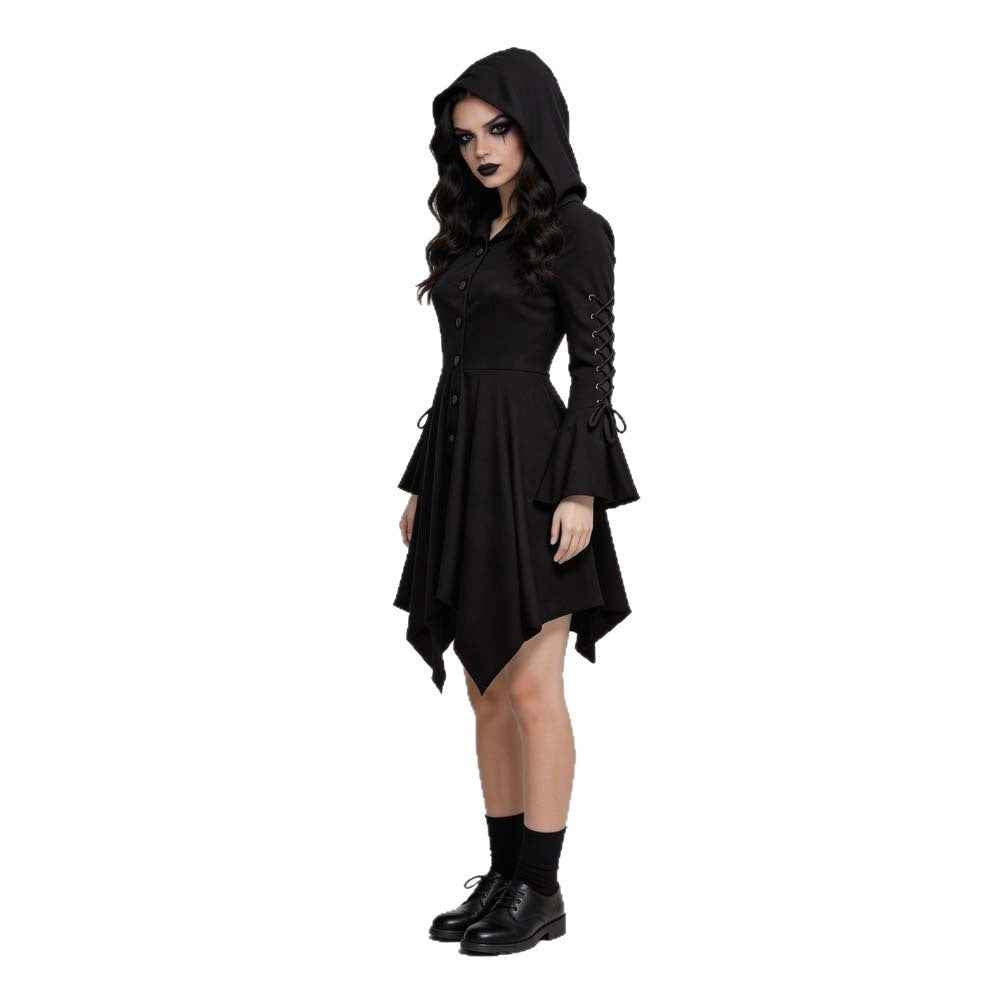 Gothic Women's Short Skirt Cosplay Costume For Halloween