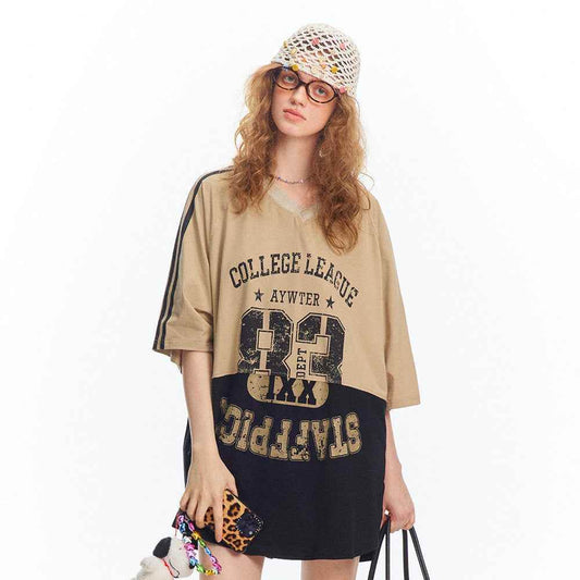 Casual Sports Loose Tops For Women MuddyStock