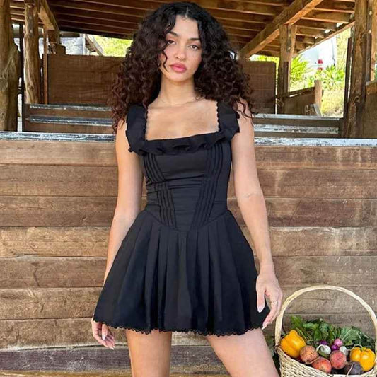 Fashion Fishbone Corset Dress Women MuddyStock