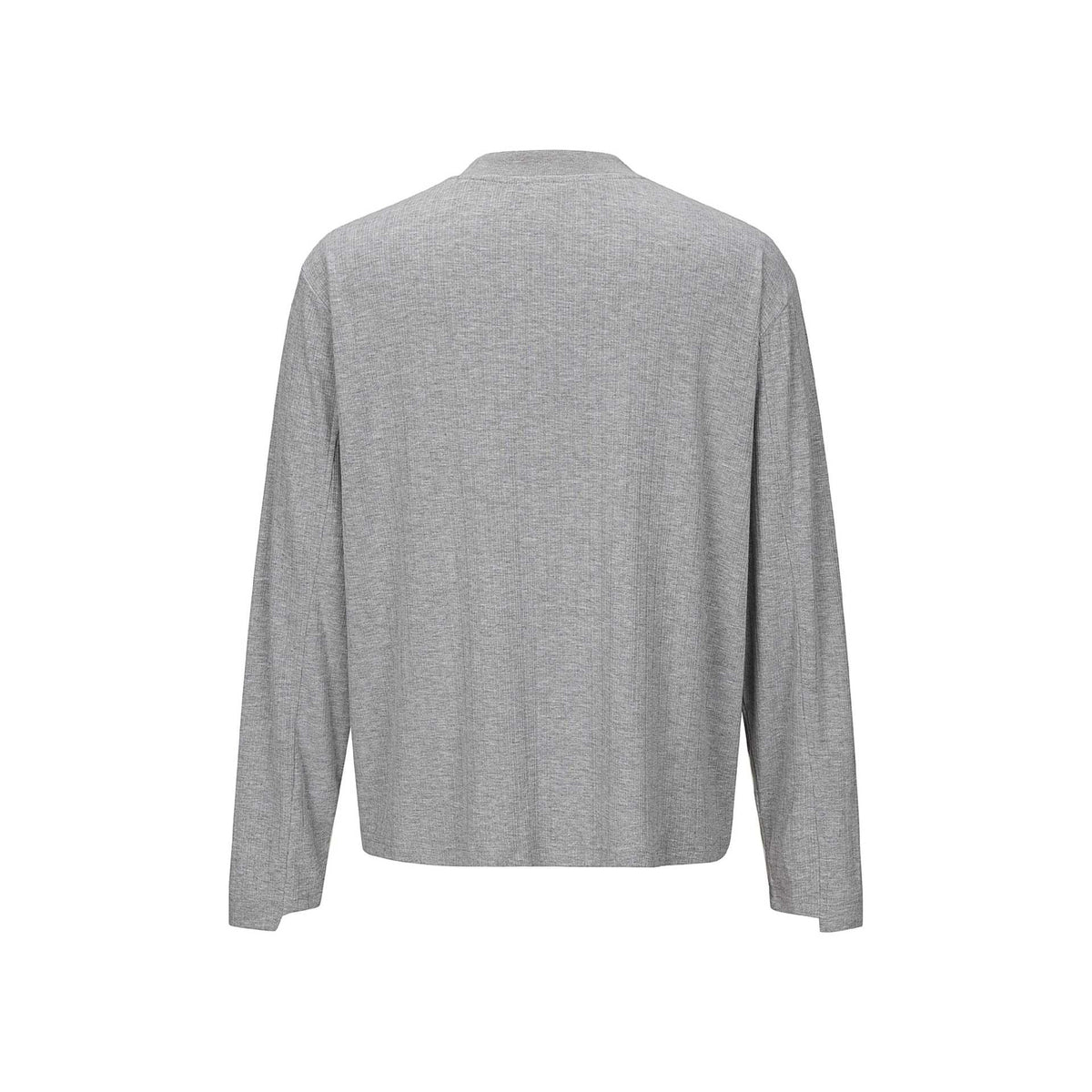 Long Sleeve Semi-High Neck Loose Fit T-Shirt Fort Men | MuddyStock Originals