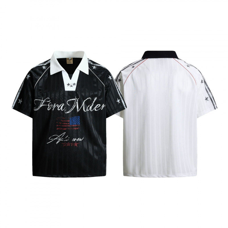 High-street Designer-style Short-sleeve T-shirt For Men