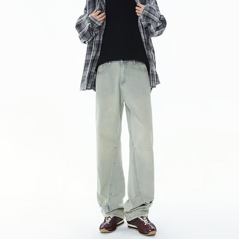 Retro washed denim jeans for men | MuddyStock Originals Mud Yellow MuddyStock