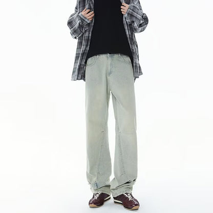 Retro washed denim jeans for men | MuddyStock Originals Mud Yellow MuddyStock