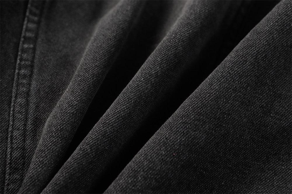 Patchwork Lapel Jacket For Men null