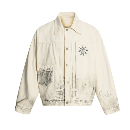 Workwear jacket canvas jacket Apricot eprolo