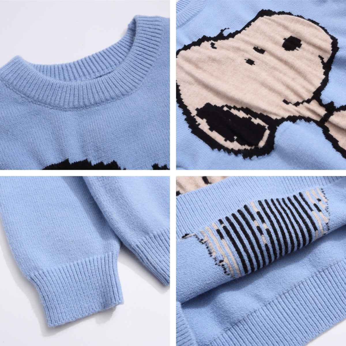 Retro Fun Cartoon Jacquard Hoodie Sweater for Men and Women | MuddyStock Originals MuddyStock