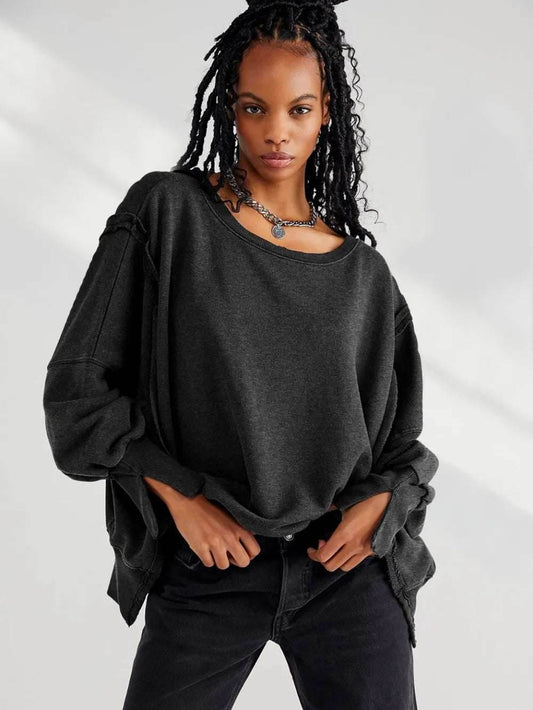 Sports base shirt knitted long sleeved top | MuddyStock Originals Black MuddyStock