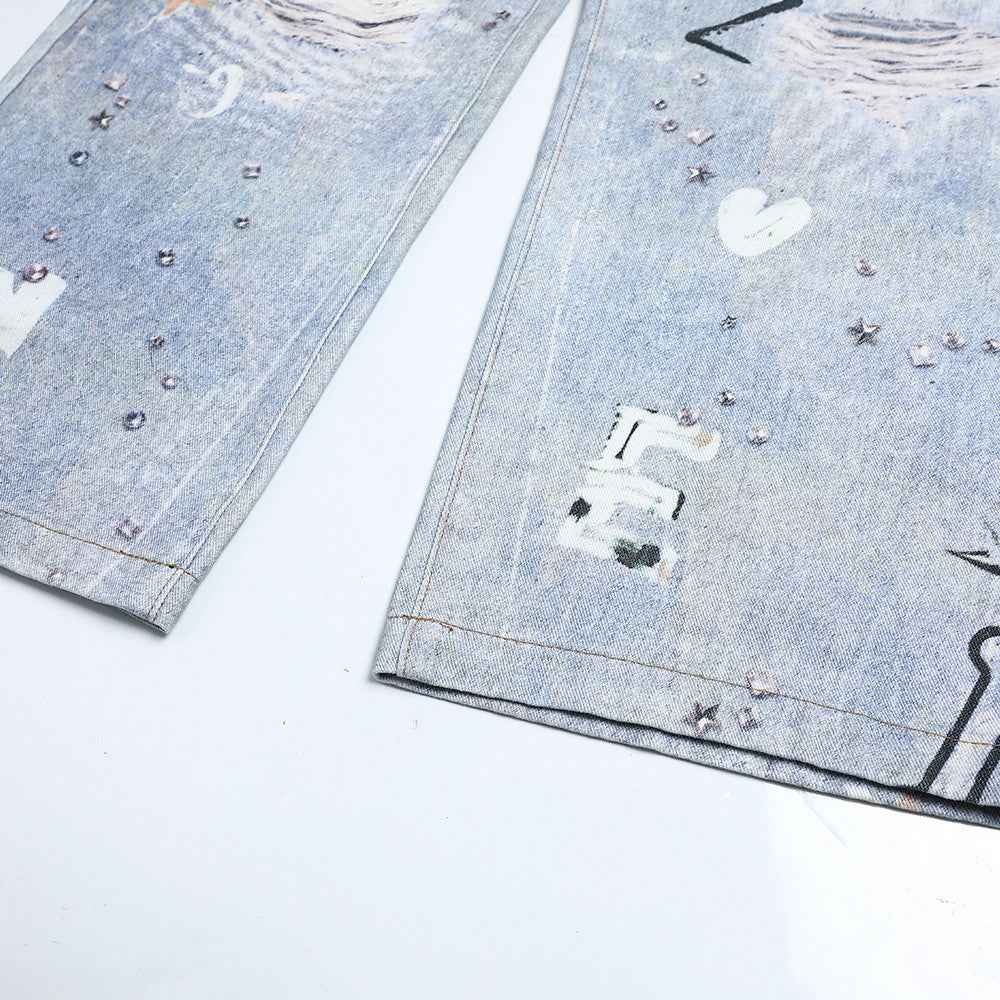 Fun Dog Cartoon Printed Cowboy Pants For Men | MuddyStock Originals eprolo