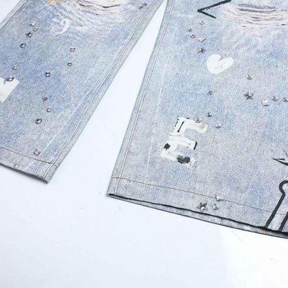 Fun Dog Cartoon Printed Cowboy Pants For Men | MuddyStock Originals eprolo