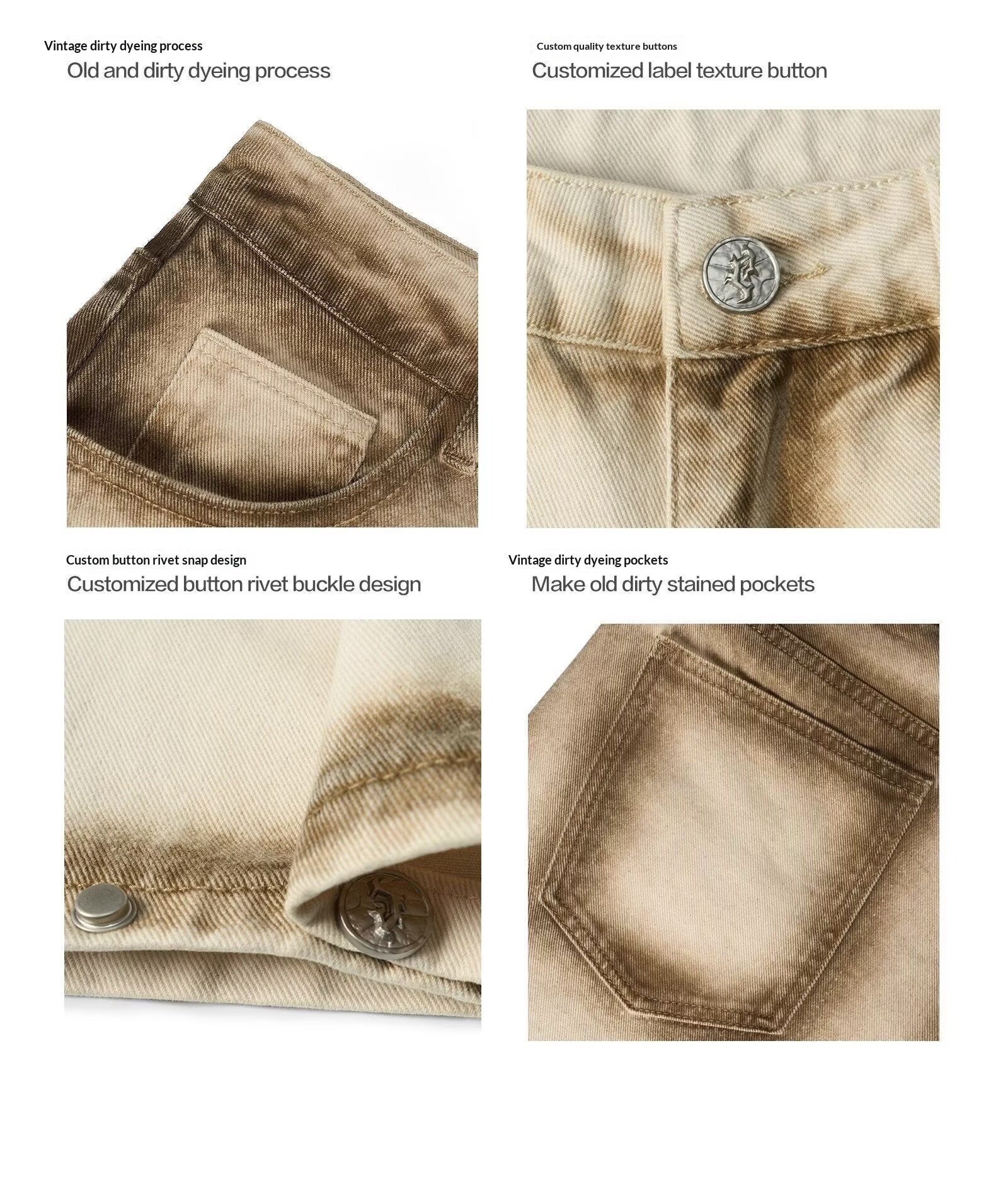 Loose Straight Retro Street Floor-length Pants MuddyStock