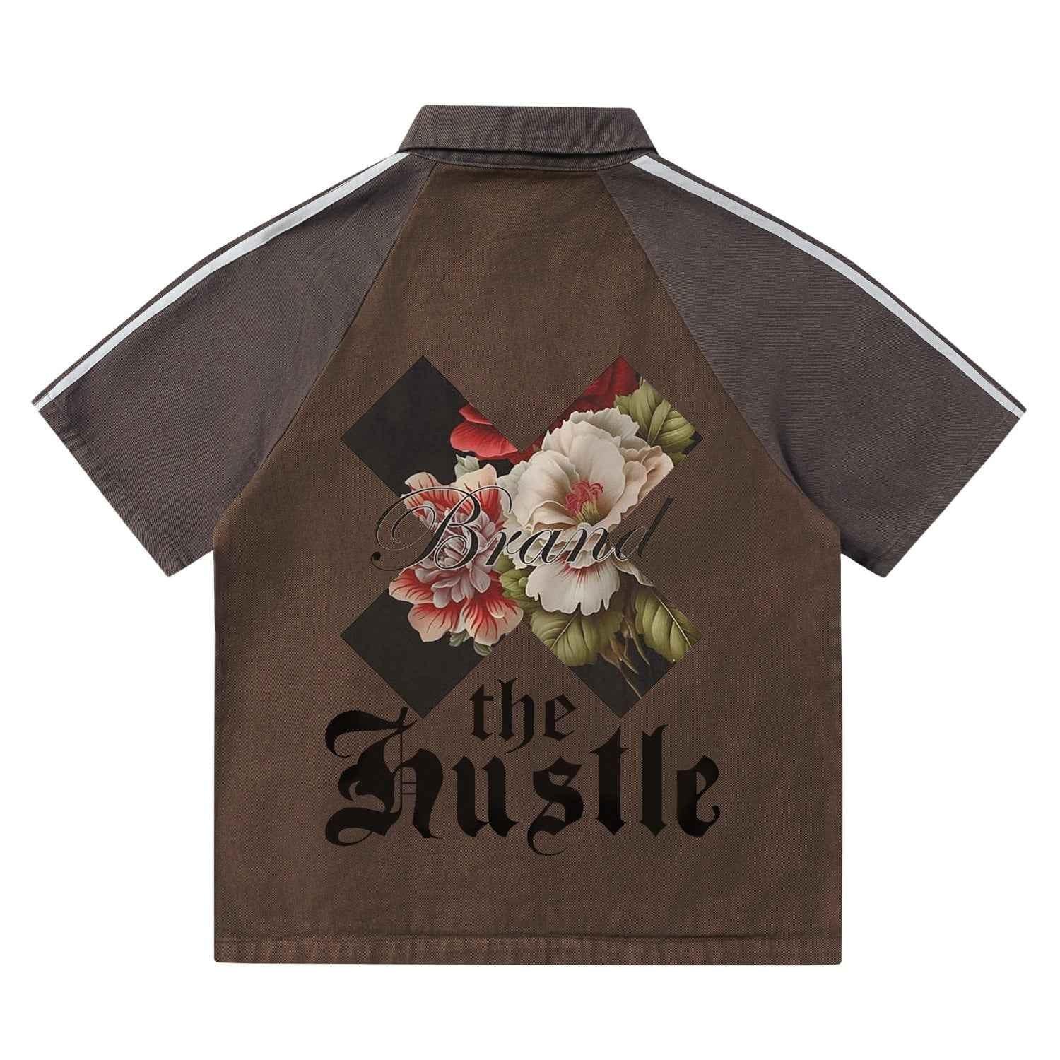American High Street Floral Short-sleeved T-shirt For Men null