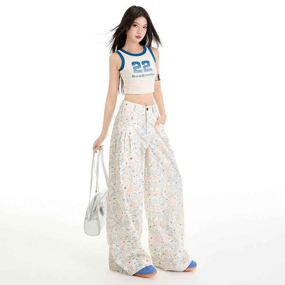 Women's Casual Loose Slim Long Wide Leg Pants | MuddyStock Originals MuddyStock