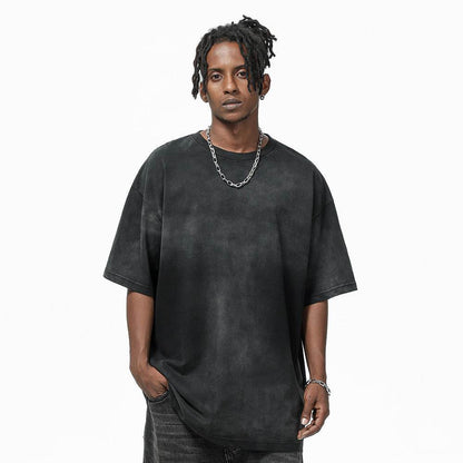 Wash Distressed Dirty Short Sleeve For Men MuddyStock