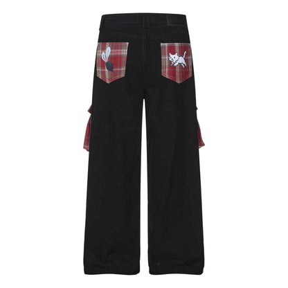 Casual Wide-Leg Denim Pants for Women | MuddyStock Originals