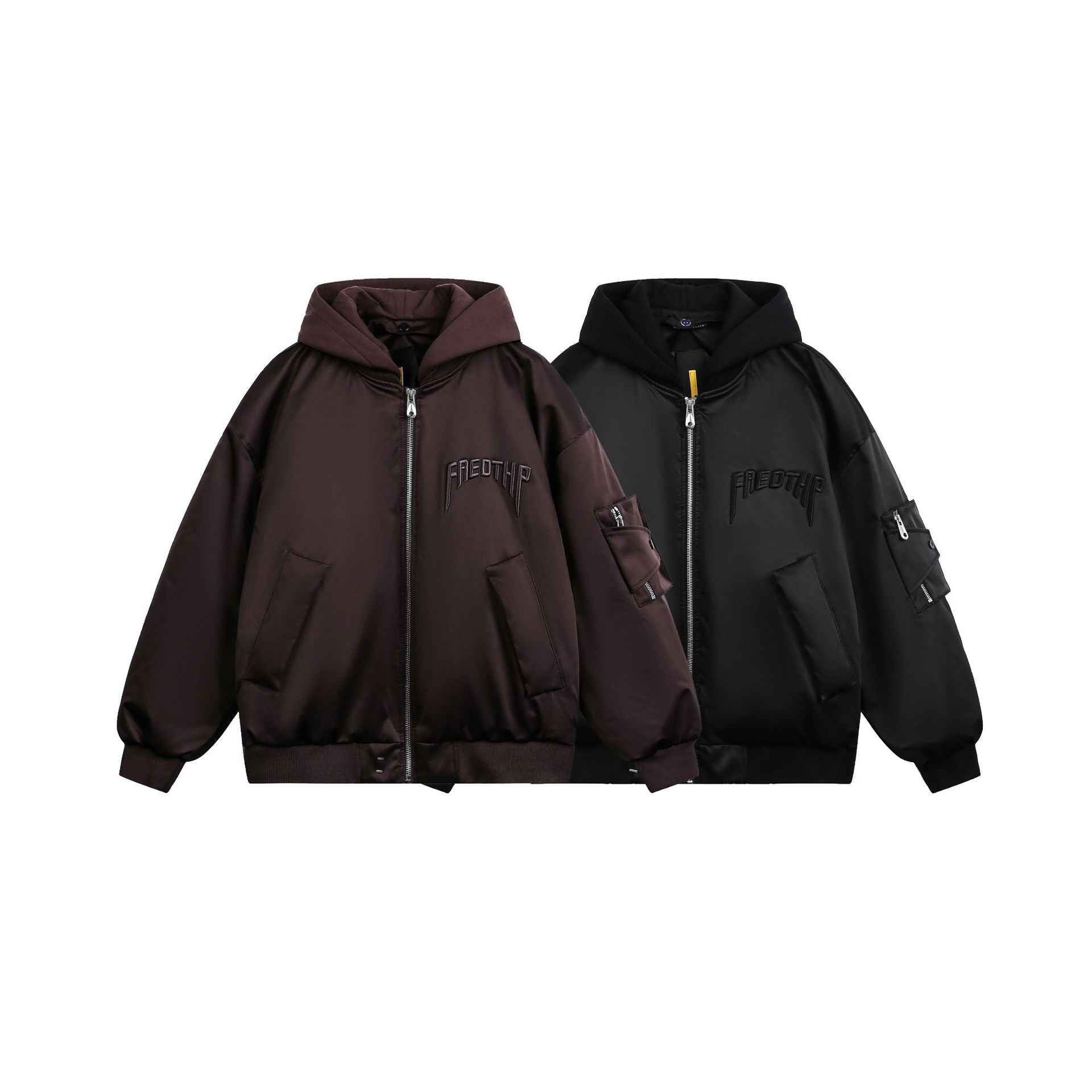 Detachable Hood White Duck Down Jacket For Men| MuddyStock Originals MuddyStock