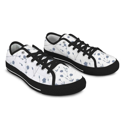 Seattle Low Top Women's Flower Design Shoes