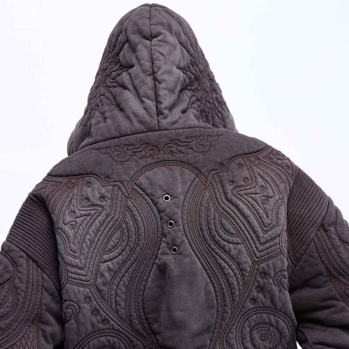 Pre-Washed Distressed Hoodie For Men And Women null