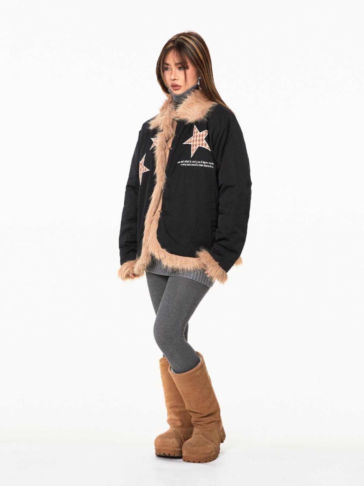 Wild Slimming Small Jacket For Women Black